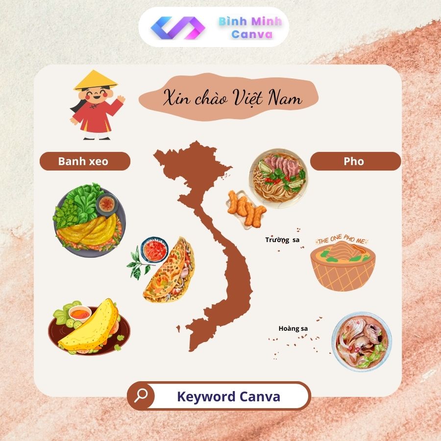 Từ khóa Canva về ẩm thực Việt Nam