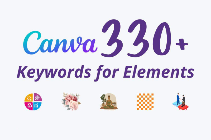 canva elements keywords