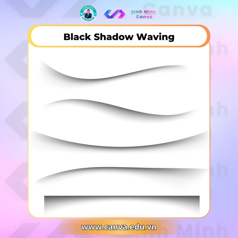 Bình Minh Canva - Từ khóa chủ đề Shadow - Black Shadow Waving