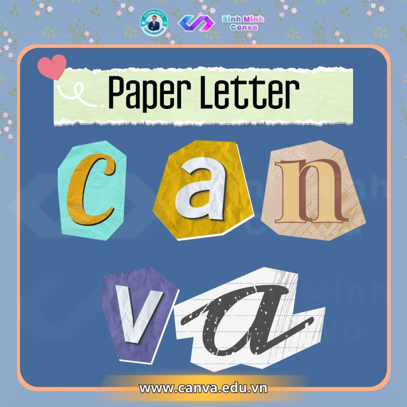 Bình Minh Canva - Từ khóa Paper Letter